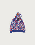 SCREEN CAMO SHARK FULL ZIP HOODIE MENS