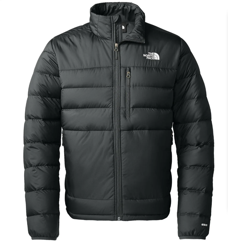 The North Face Quilted Black Stand-Collar Puffer Jacket
