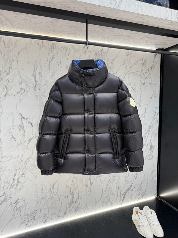 Moncler Quilted Black Stand-Collar Puffer Jacket