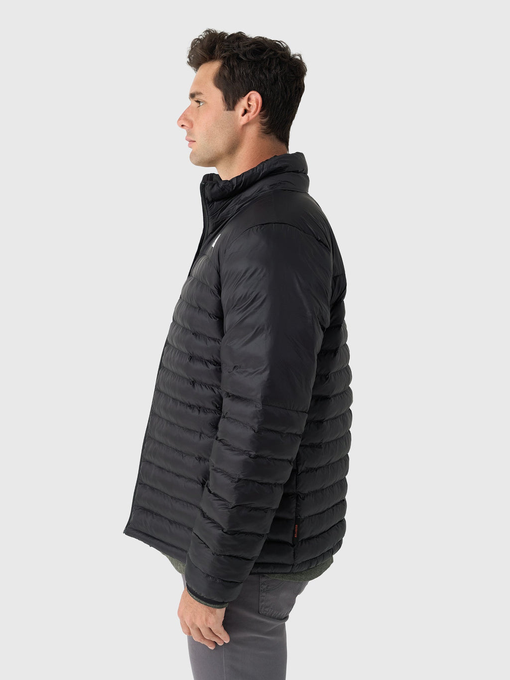 The North Face Quilted Black Stand-Collar Puffer Jacket