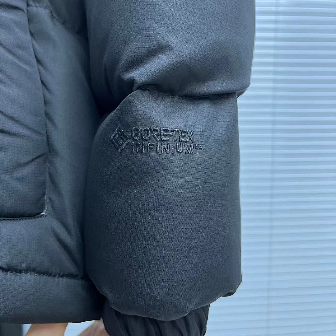 The North Face Quilted Black Hooded Puffer Jacket