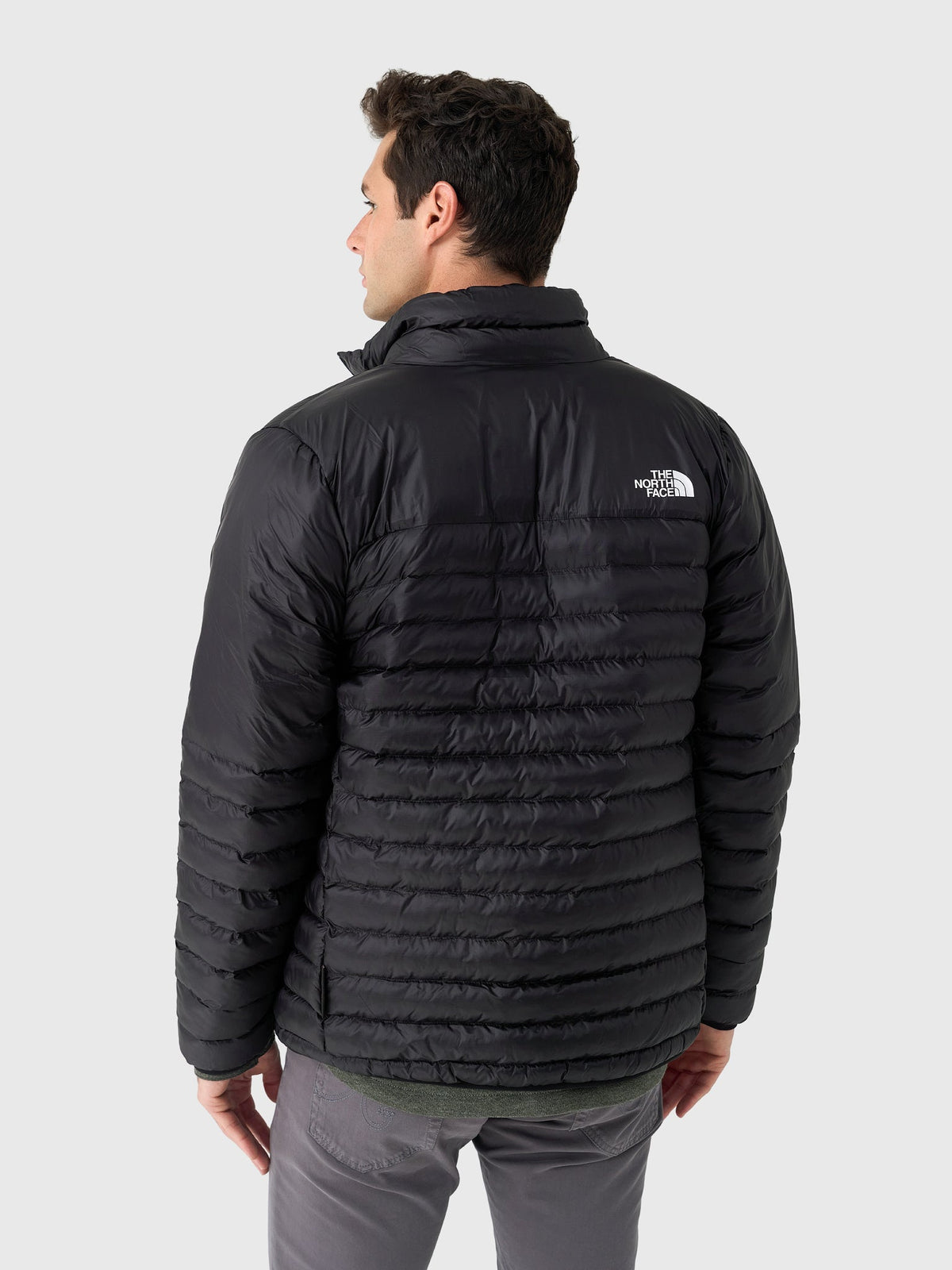 The North Face Quilted Black Stand-Collar Puffer Jacket