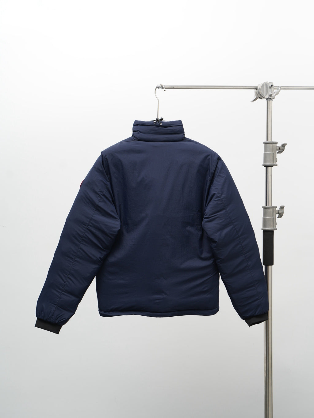 Canada Goose Quilted Navy Blue Stand-Collar Zip-Front Jacket