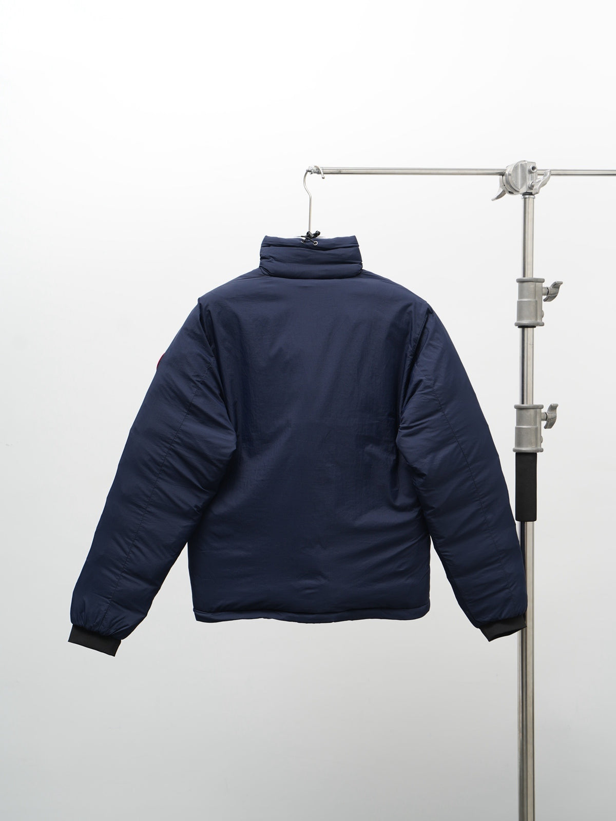 Canada Goose Quilted Navy Blue Stand-Collar Zip-Front Jacket