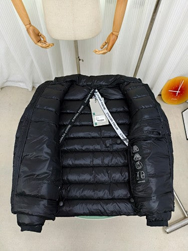 Canada Goose Quilted Black Stand-Collar Puffer Jacket