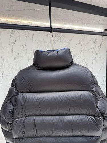 Moncler Quilted Black Stand-Collar Puffer Jacket