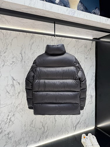 Moncler Quilted Black Stand-Collar Puffer Jacket