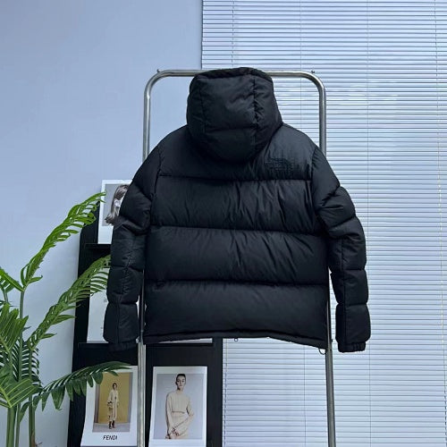 The North Face Quilted Black Hooded Puffer Jacket