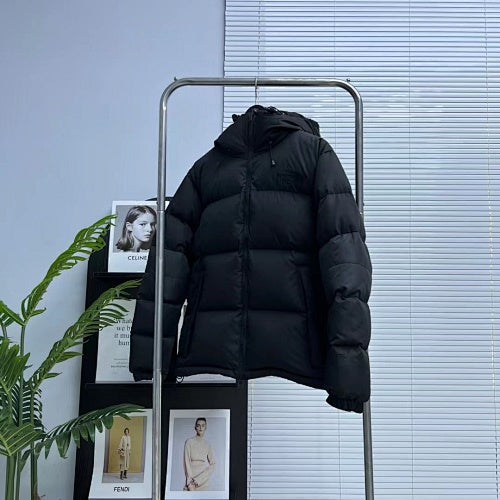 The North Face Quilted Black Hooded Puffer Jacket