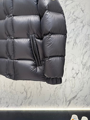 Moncler Quilted Black Stand-Collar Puffer Jacket