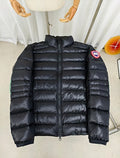 Canada Goose Quilted Black Stand-Collar Puffer Jacket