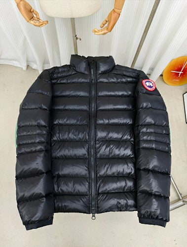 Canada Goose Quilted Black Stand-Collar Puffer Jacket
