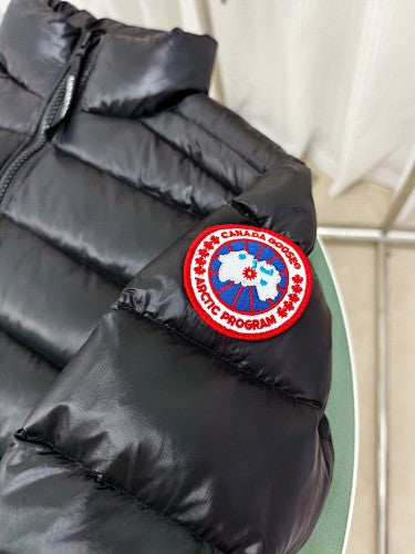 Canada Goose Quilted Black Stand-Collar Puffer Jacket