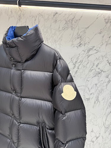 Moncler Quilted Black Stand-Collar Puffer Jacket