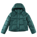 lululemon Quilted Deep Green Hooded Puffer Jacket