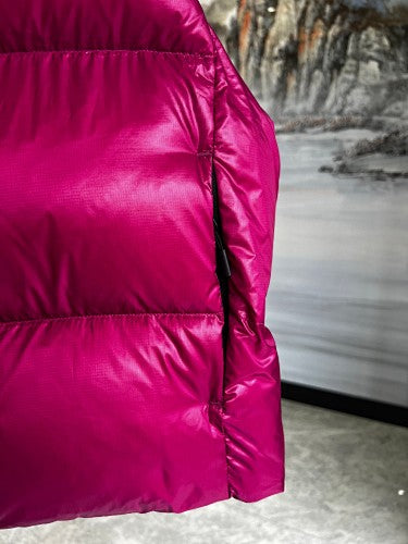 Canada Goose Glossy Fuchsia Quilted Zip-Front Puffer Vest