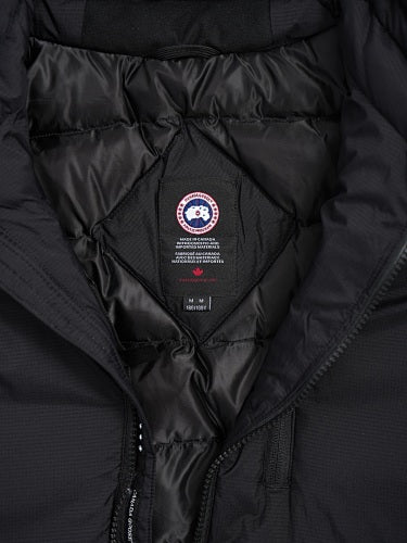 Canada Goose Quilted Black Stand-Collar Zip-Front Jacket