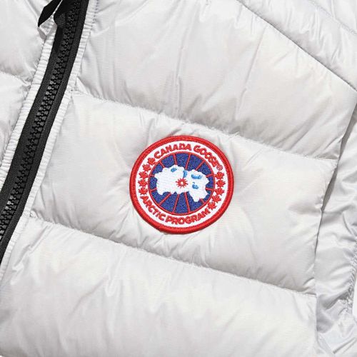 Canada Goose Quilted White Puffer Vest