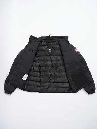 Canada Goose Quilted Black Stand-Collar Zip-Front Jacket