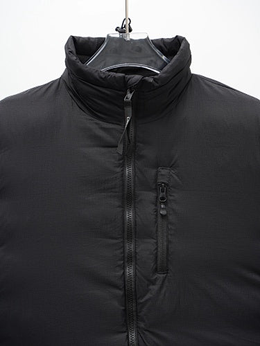Canada Goose Quilted Black Stand-Collar Zip-Front Jacket