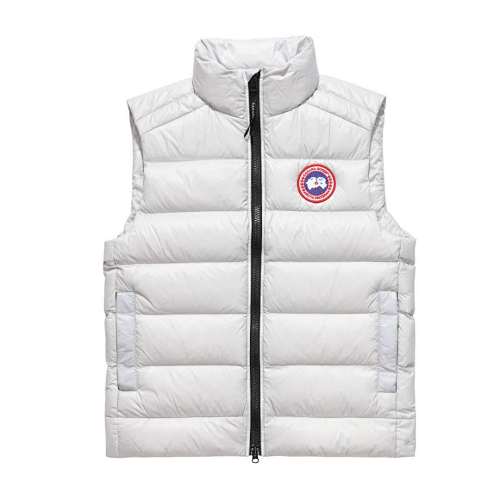 Canada Goose Quilted White Puffer Vest