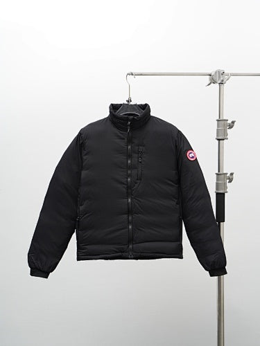 Canada Goose Quilted Black Stand-Collar Zip-Front Jacket