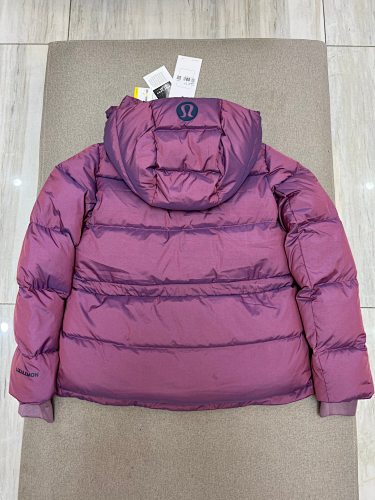 lululemon Quilted Plum Purple Hooded Puffer Jacket