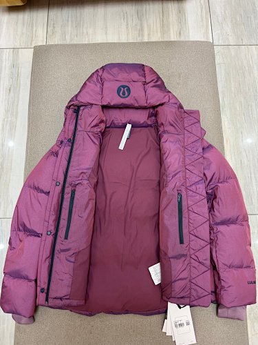 lululemon Quilted Plum Purple Hooded Puffer Jacket