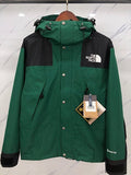 The North Face Forest Green and Black Hooded Jacket