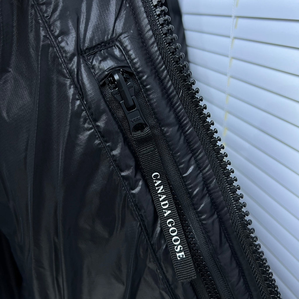 Canada Goose Quilted Black Hooded Puffer Jacket