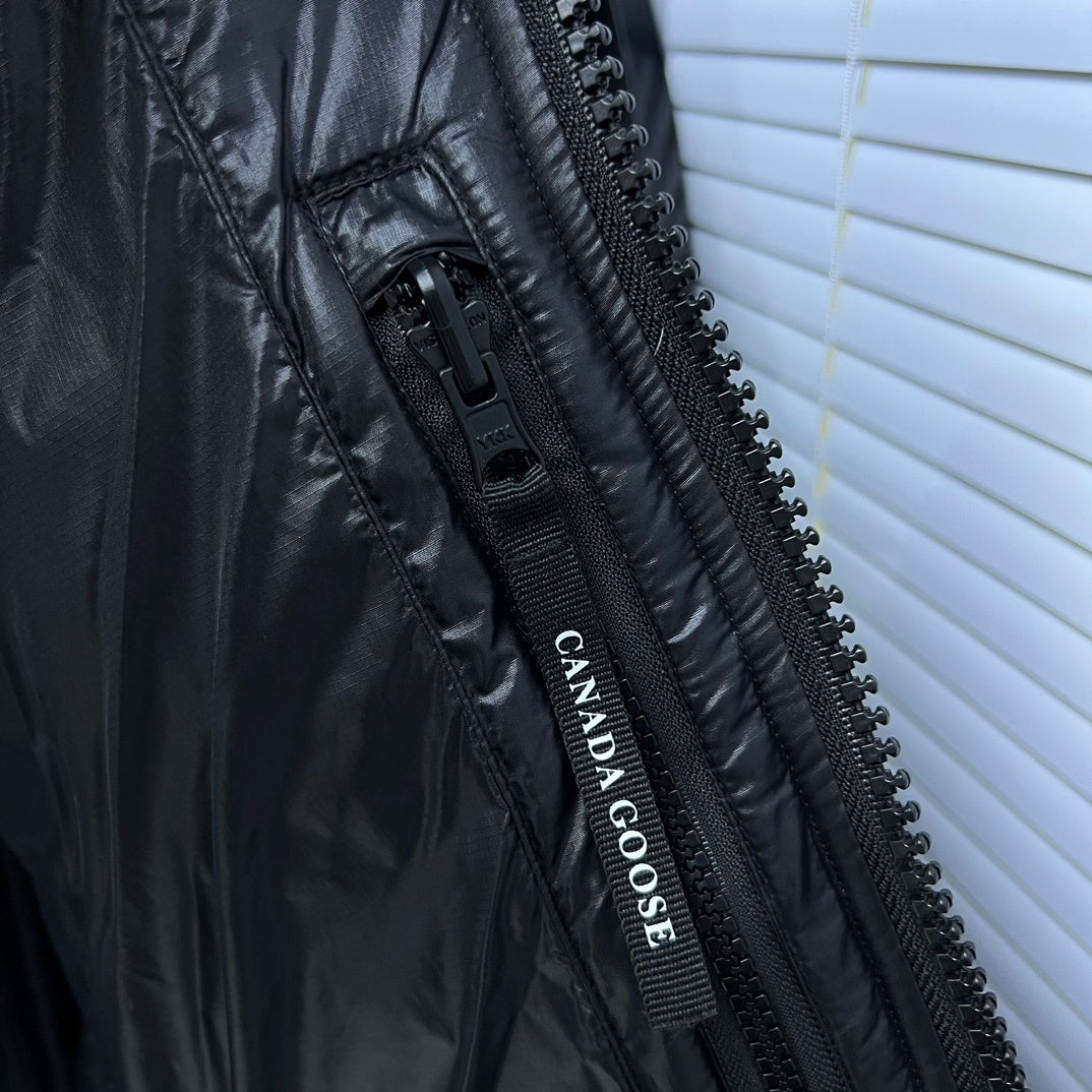 Canada Goose Quilted Black Hooded Puffer Jacket