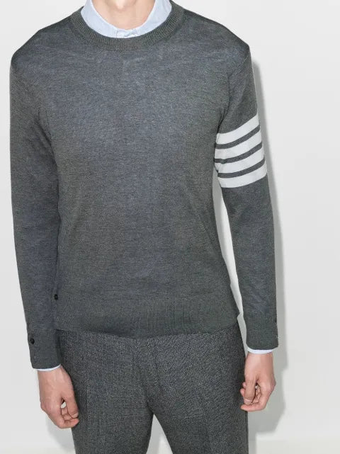 Thom Browne 4-Bar Merino Pullover