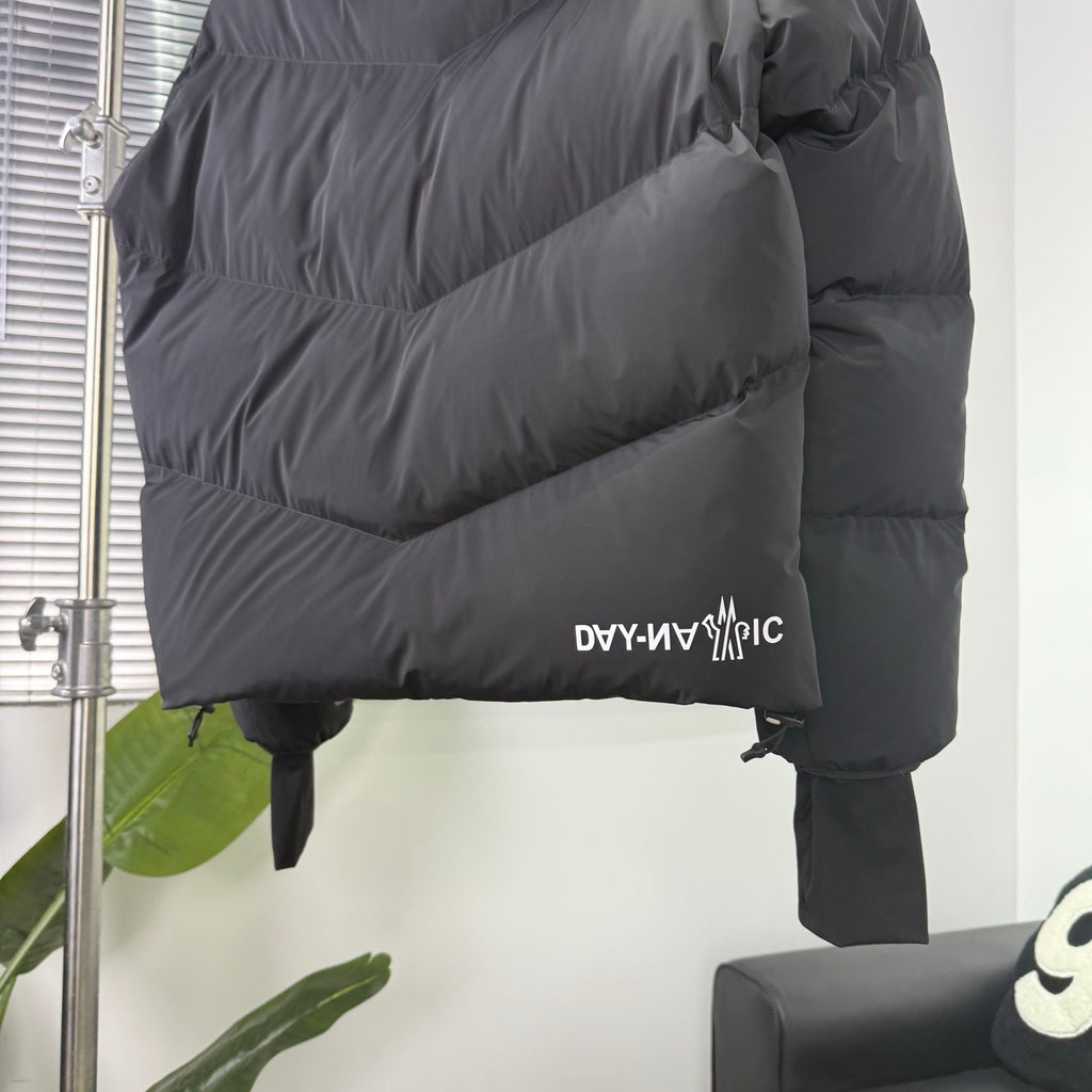 Moncler Quilted Black Hooded Puffer Jacket