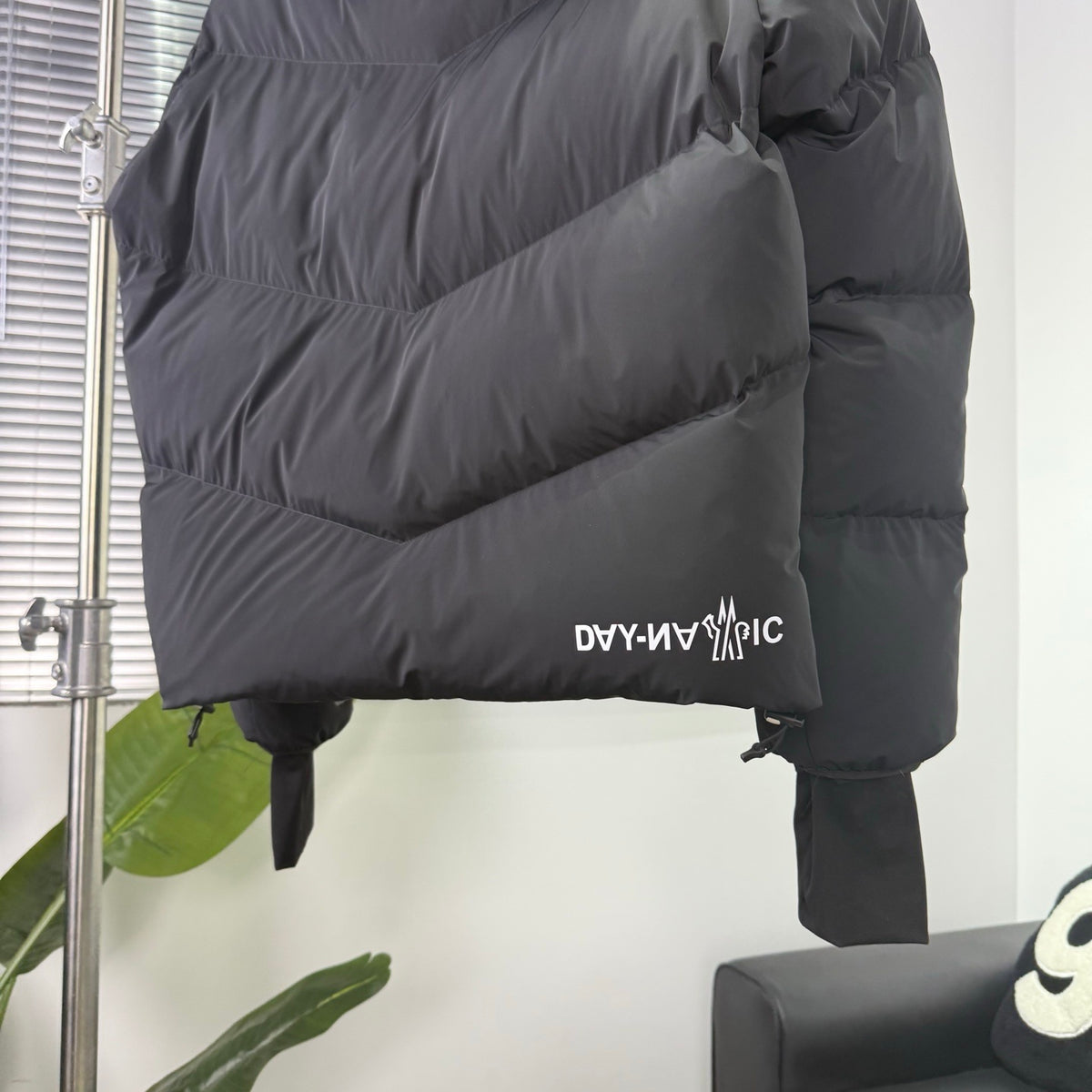 Moncler Quilted Black Hooded Puffer Jacket