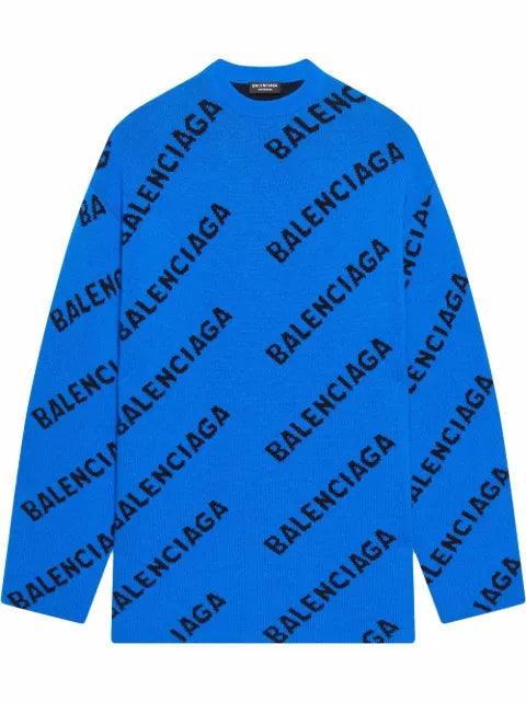 Balenciaga Allover Logo jumper