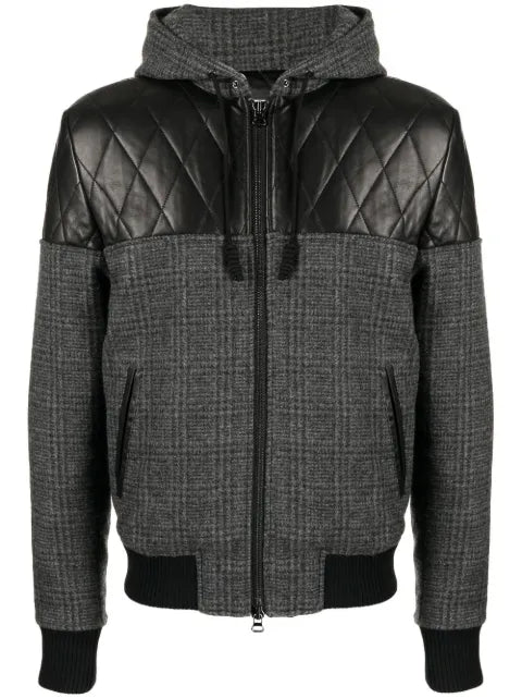 Private Stock panelled-design hooded jacket