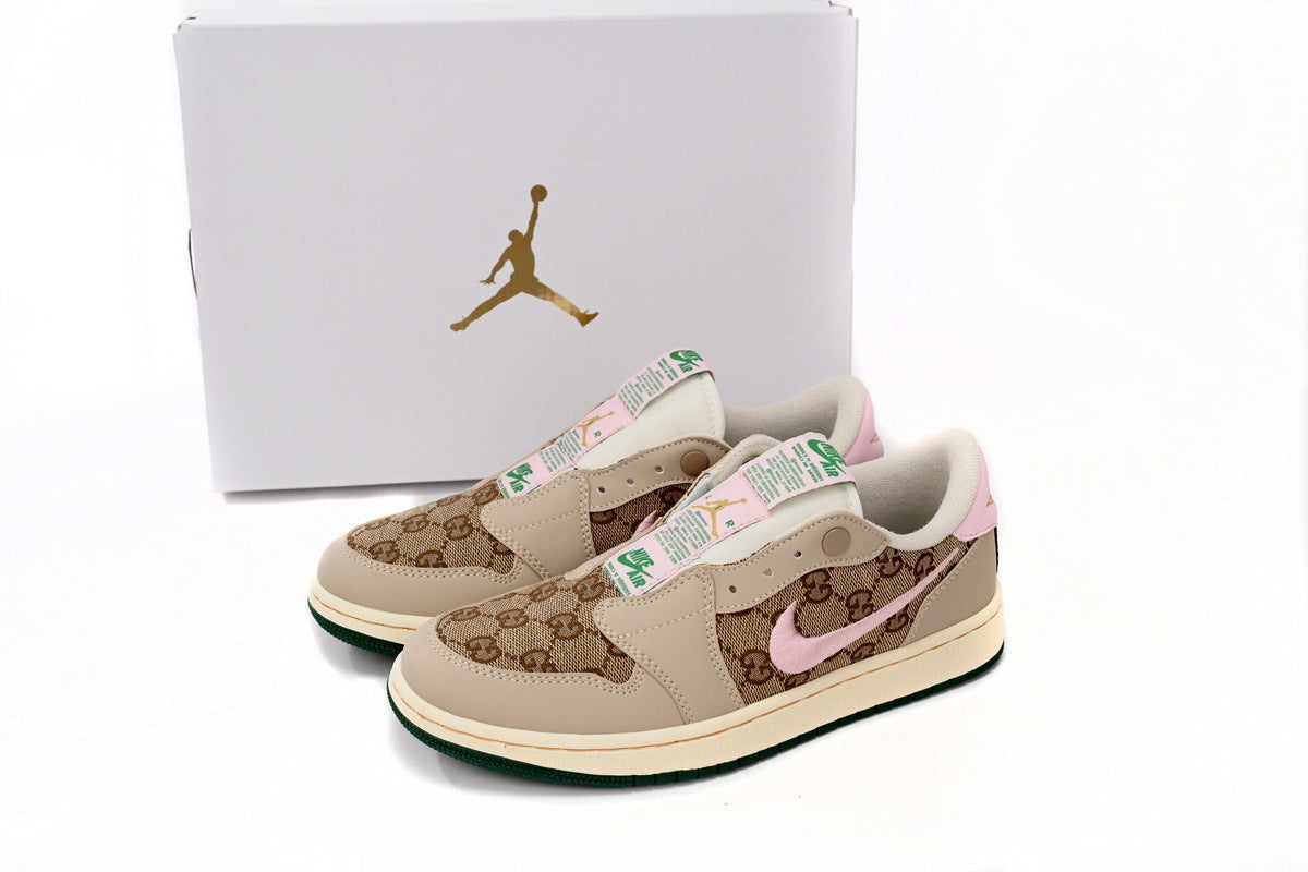 Air Jordan 1 Low Gucci Powder Reps Sneaker AV3918-398