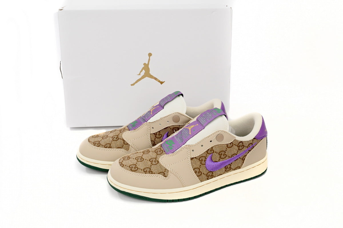 Air Jordan 1 Low Guchi Purple Reps Sneaker AV3918-518