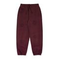 Maroon Mono Wreath Sweatpants 'Beet Root'