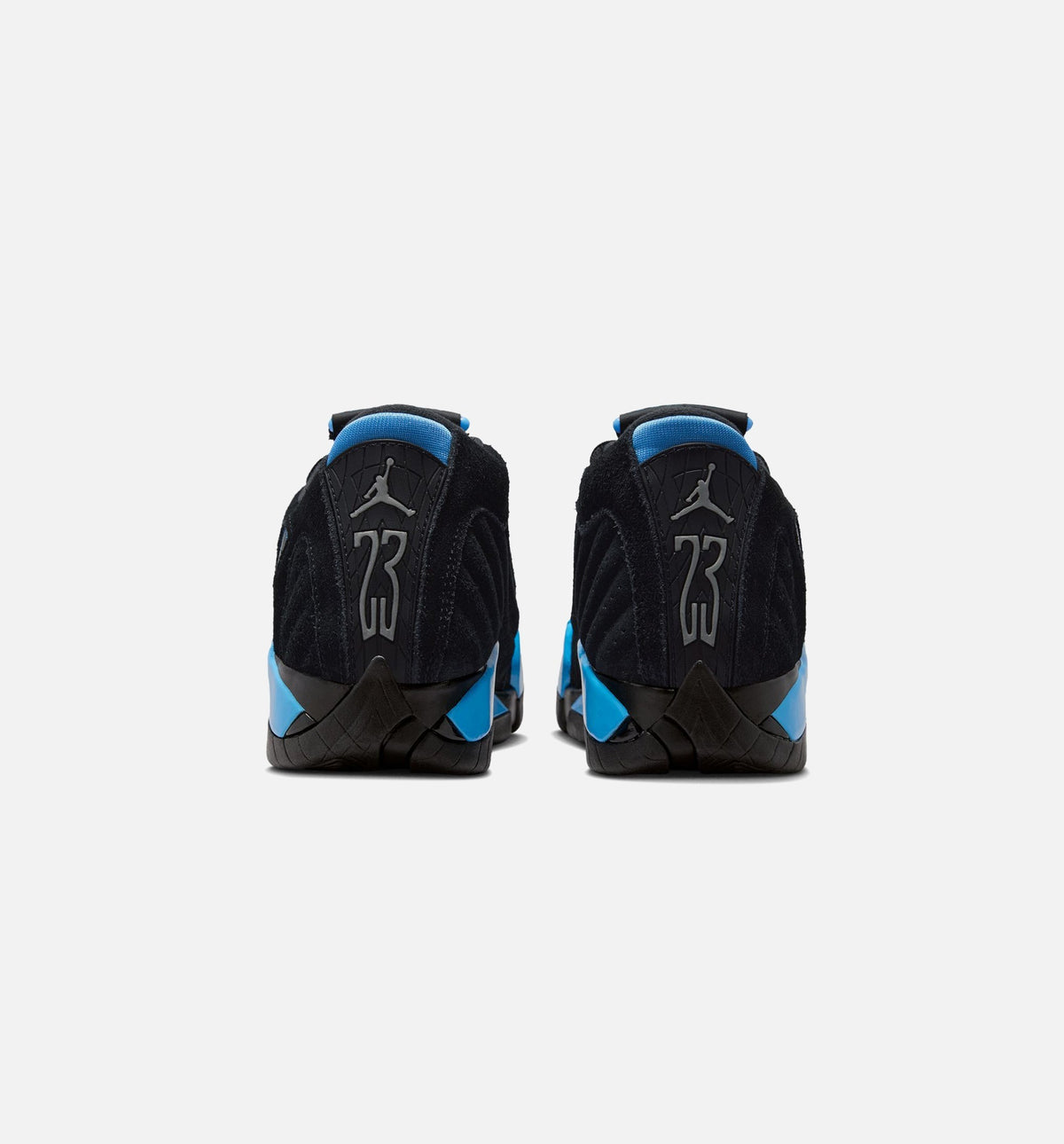 Air Jordan 14 Retro Black University Blue Big Kids' Sneakers - Black / White / University Blue