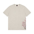 "blossom v3" ribbed T Shirt grey
