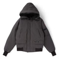 Canada Goose Charcoal Gray Hooded Bomber Jacket