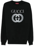Gucci Interlocking G-appliqué sweatshirt