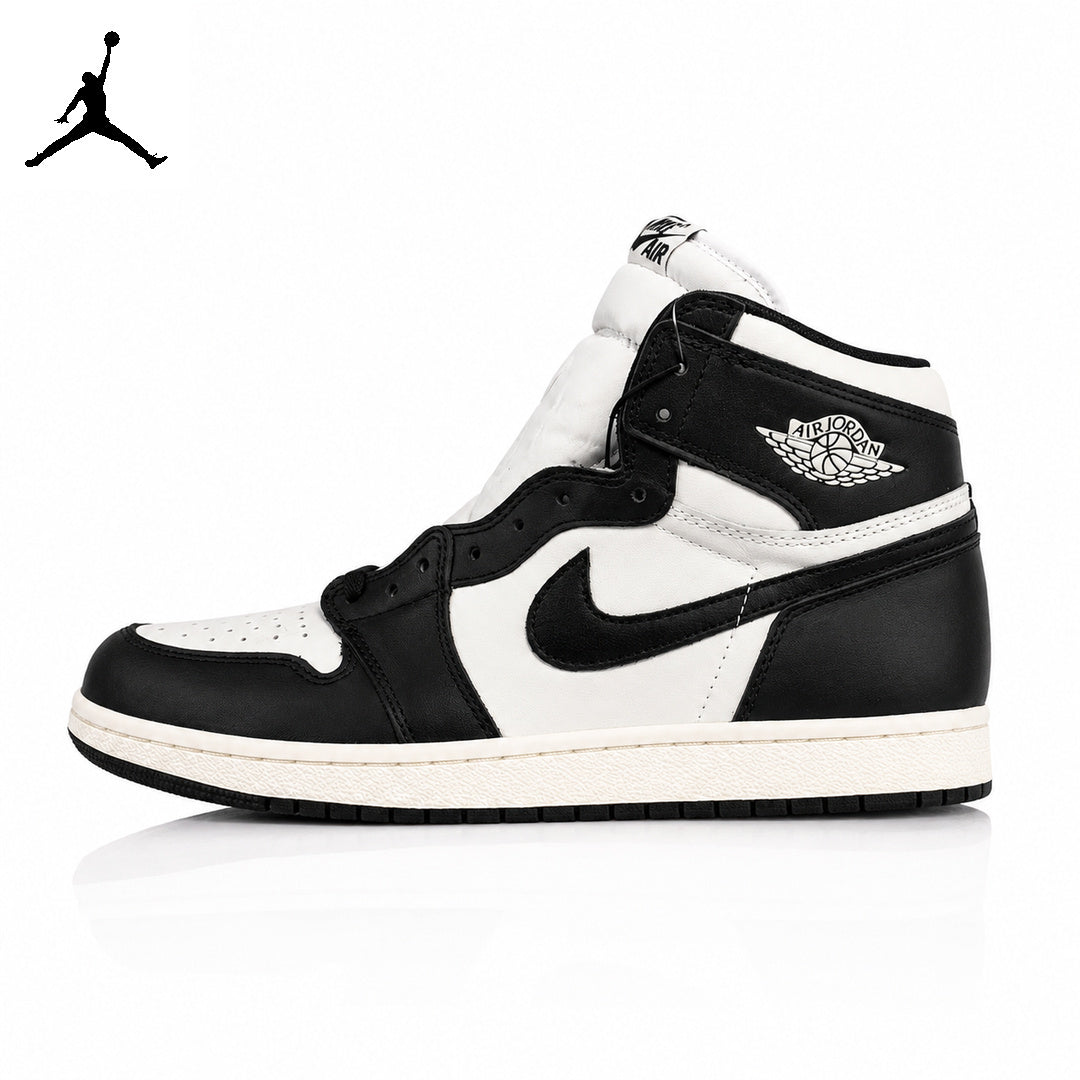Air Jordan 1 High Black and White Panda 85 Unisex Sneakers BQ4422-001 Style 30