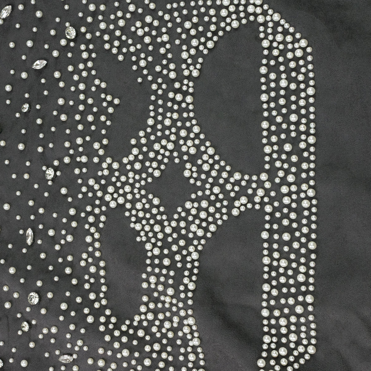 BLACK CASHEW BLOSSOM PEARL HOODIE