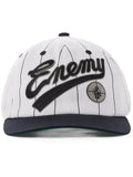 SAINT MXXXXXX x Public Enemy logo-appliqué baseball cap
