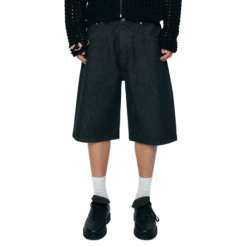 "koi fish v2" Jorts raw black