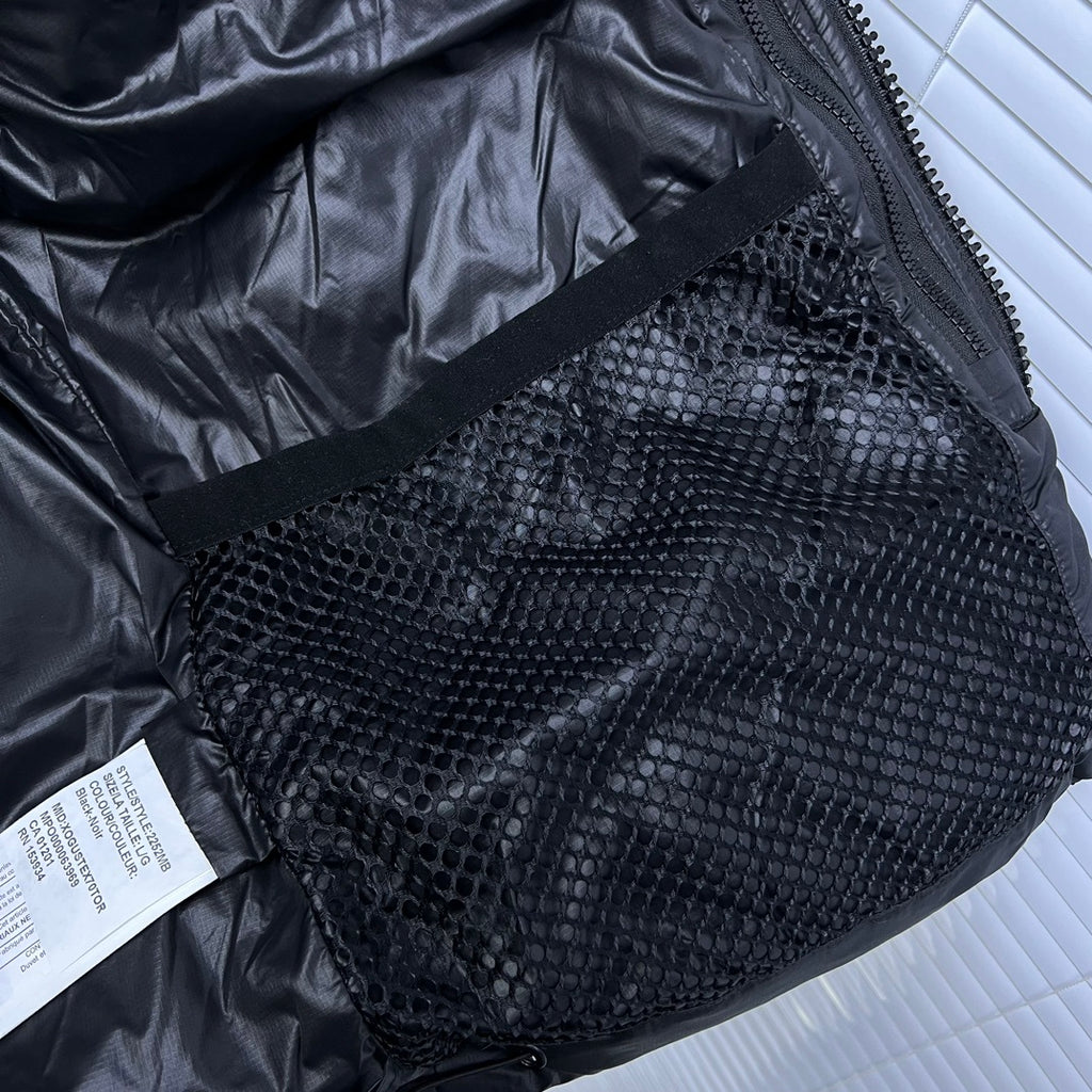 Canada Goose Quilted Black Hooded Puffer Jacket