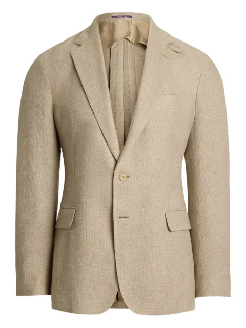 Ralph Lauren Purple Label textured two-button blazer