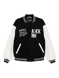 A BATHING APE® logo-embroidered bomber jacket